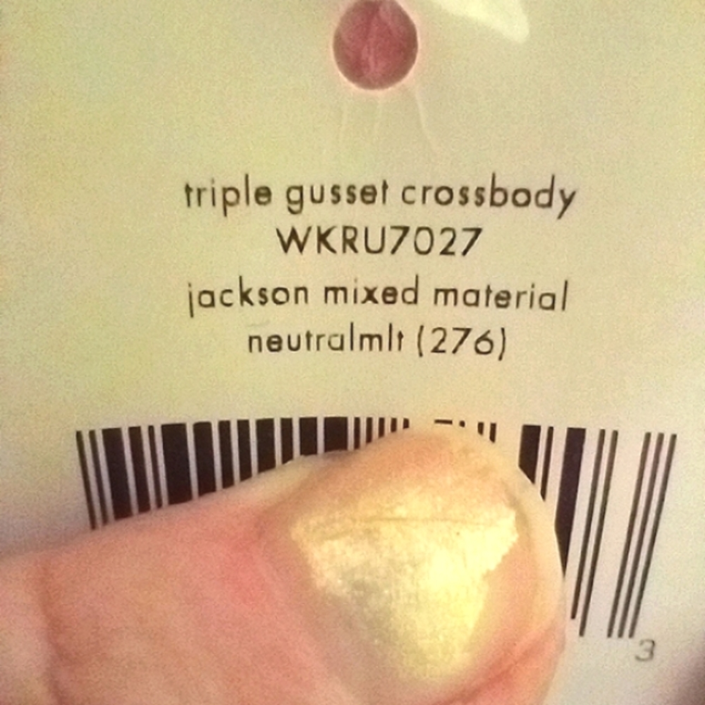 Kate Spade Triple Gusset with Dramatic Snakeskin Shoulder Strap and Gusset; NWT - Picture 10 of 12